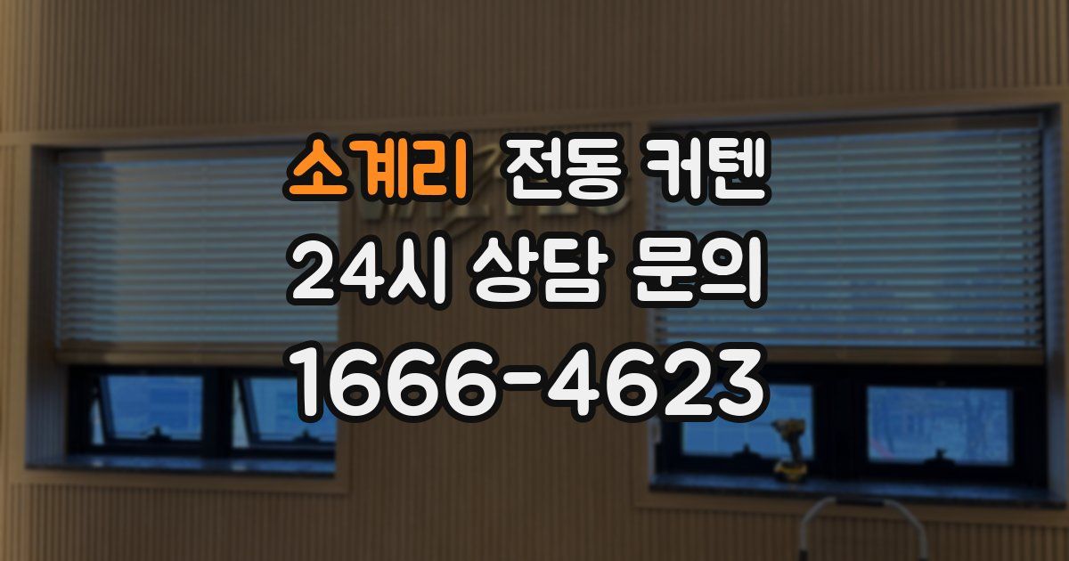 소계리 전동 커텐