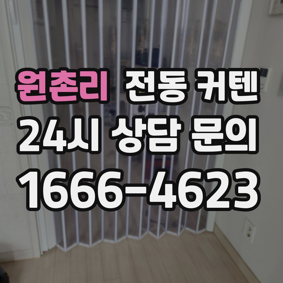원촌리 전동 커텐