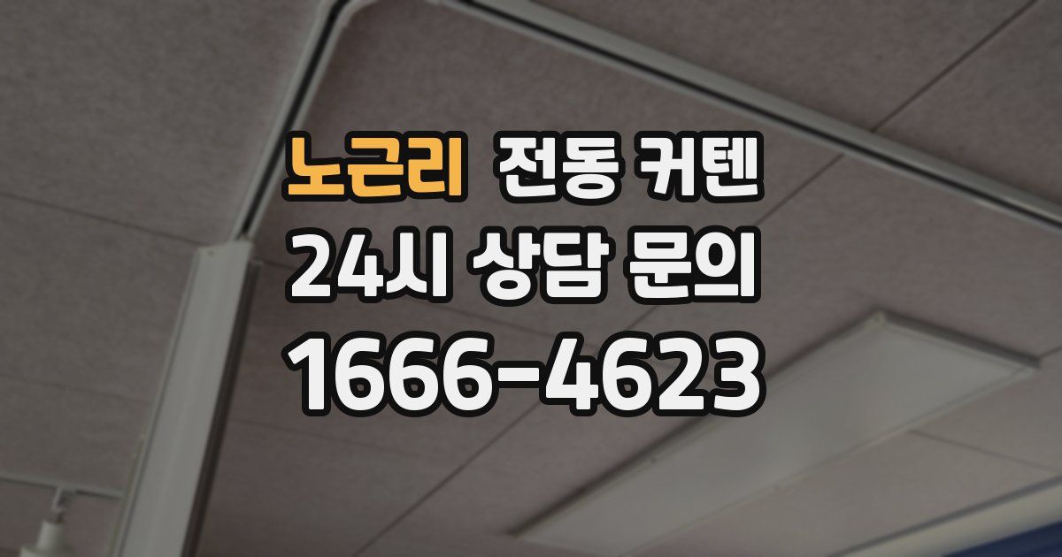 노근리 전동 커텐