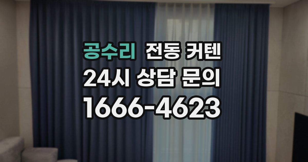 공수리 전동 커텐