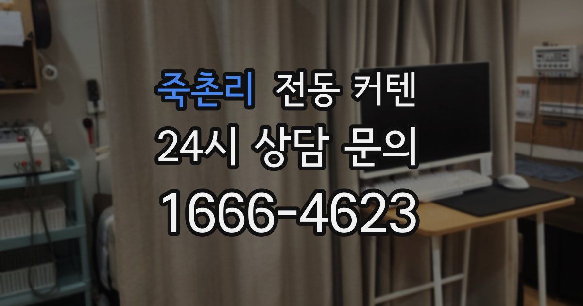 죽촌리 전동 커텐