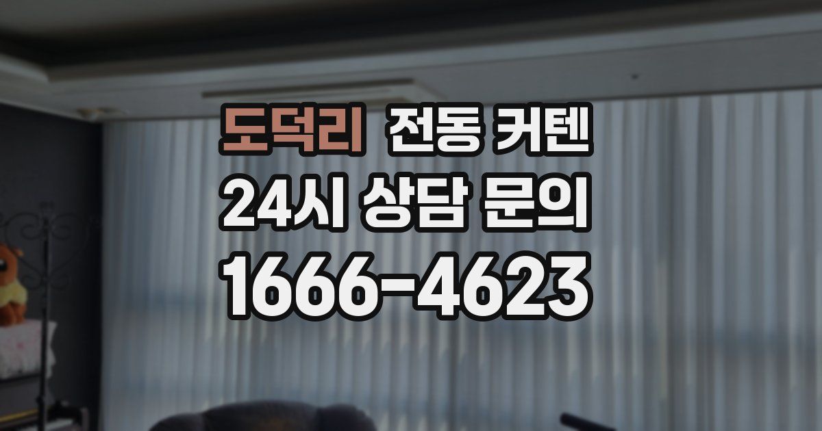 도덕리 전동 커텐