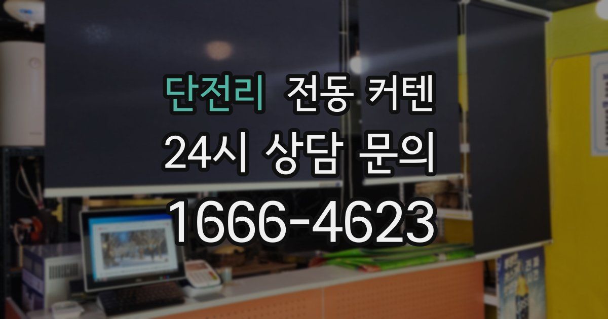 단전리 전동 커텐
