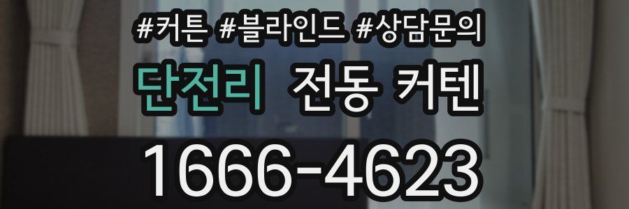 단전리 전동 커텐