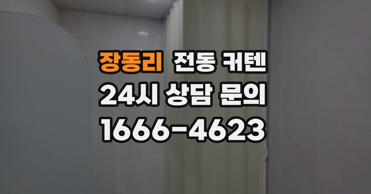 장동리 전동 커텐