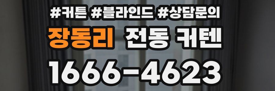 장동리 전동 커텐