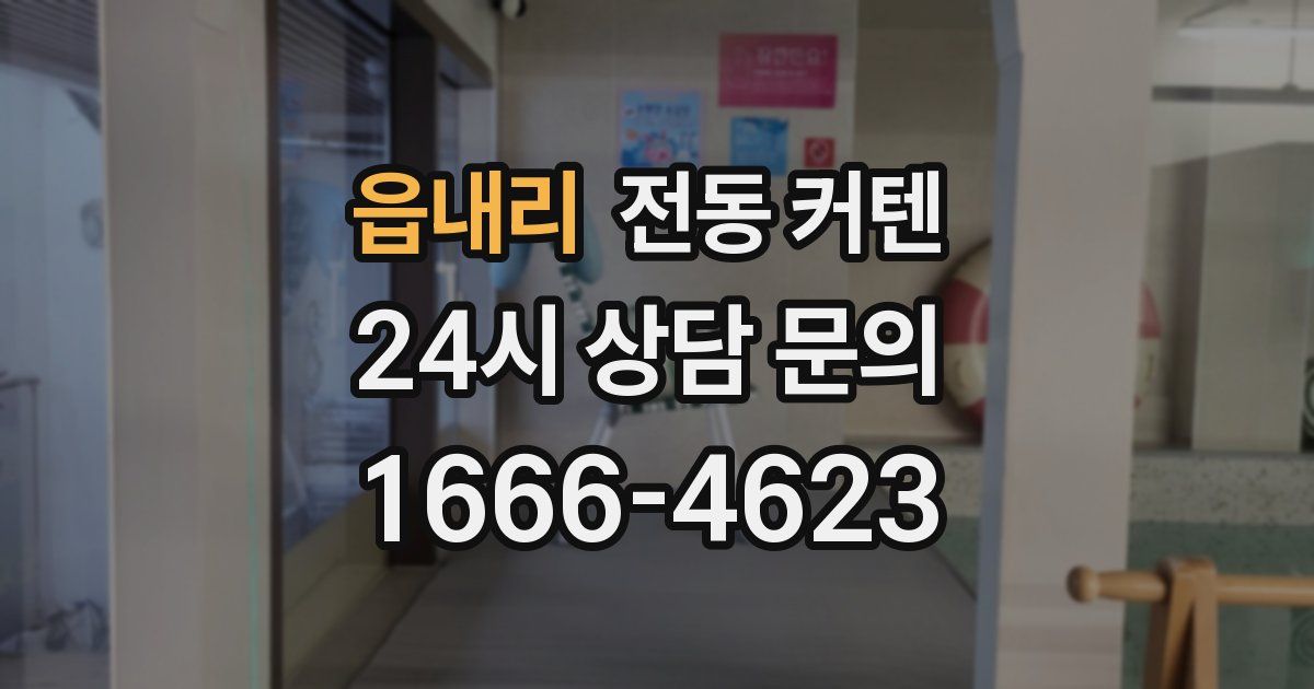 읍내리 전동 커텐