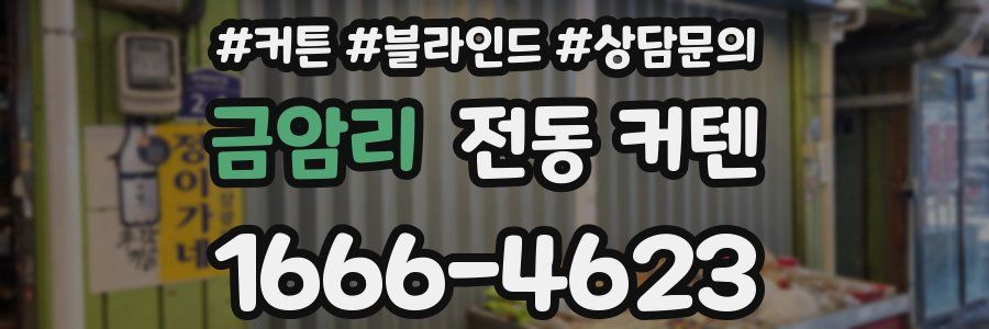 금암리 전동 커텐