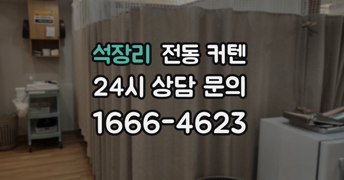 석장리 전동 커텐