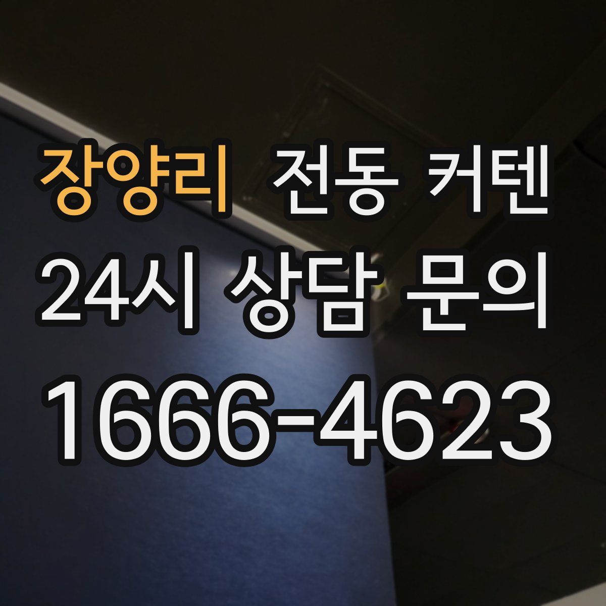 장양리 전동 커텐