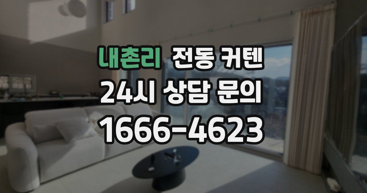 내촌리 전동 커텐