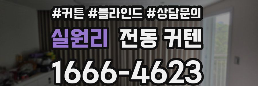 실원리 전동 커텐