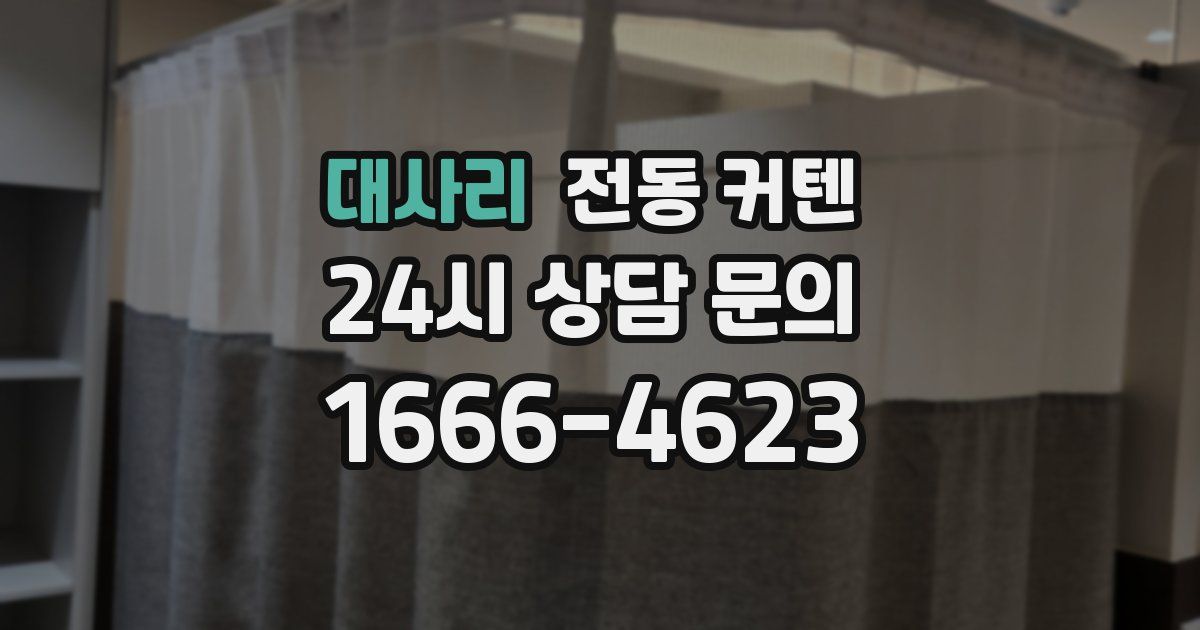 대사리 전동 커텐