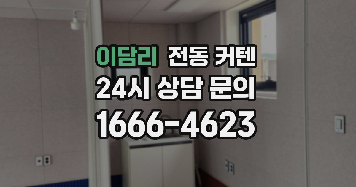 이담리 전동 커텐