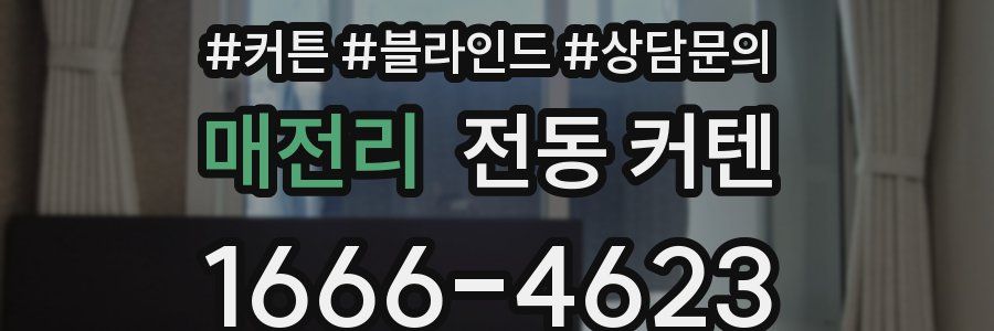매전리 전동 커텐