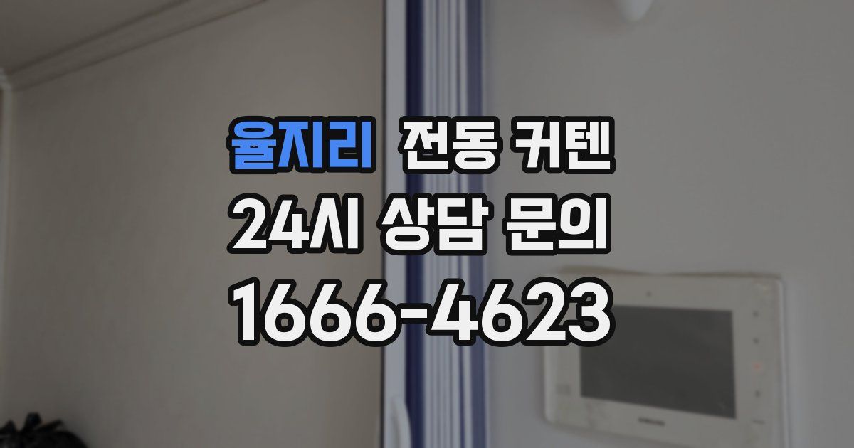 율지리 전동 커텐