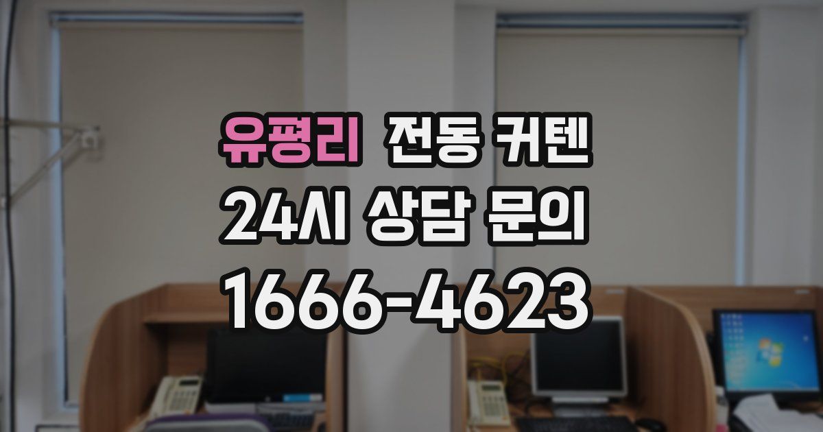 유평리 전동 커텐