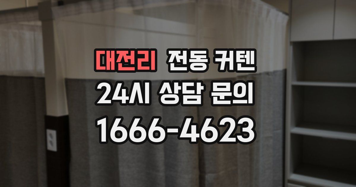 대전리 전동 커텐