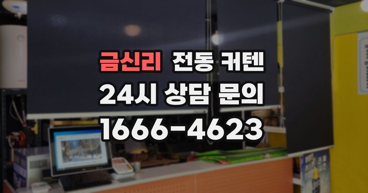 금신리 전동 커텐