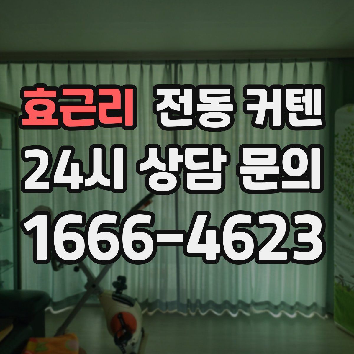 효근리 전동 커텐