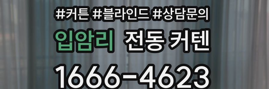 입암리 전동 커텐