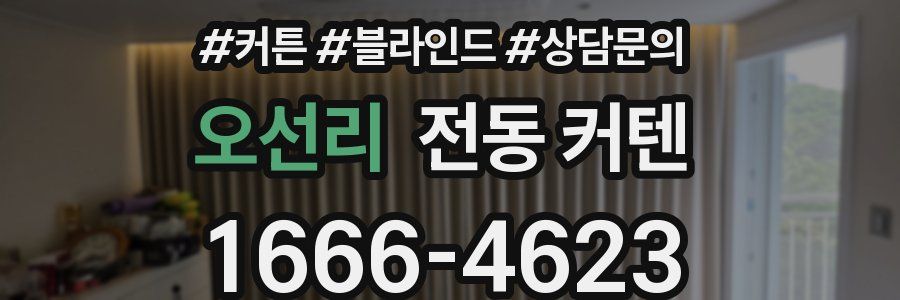 오선리 전동 커텐