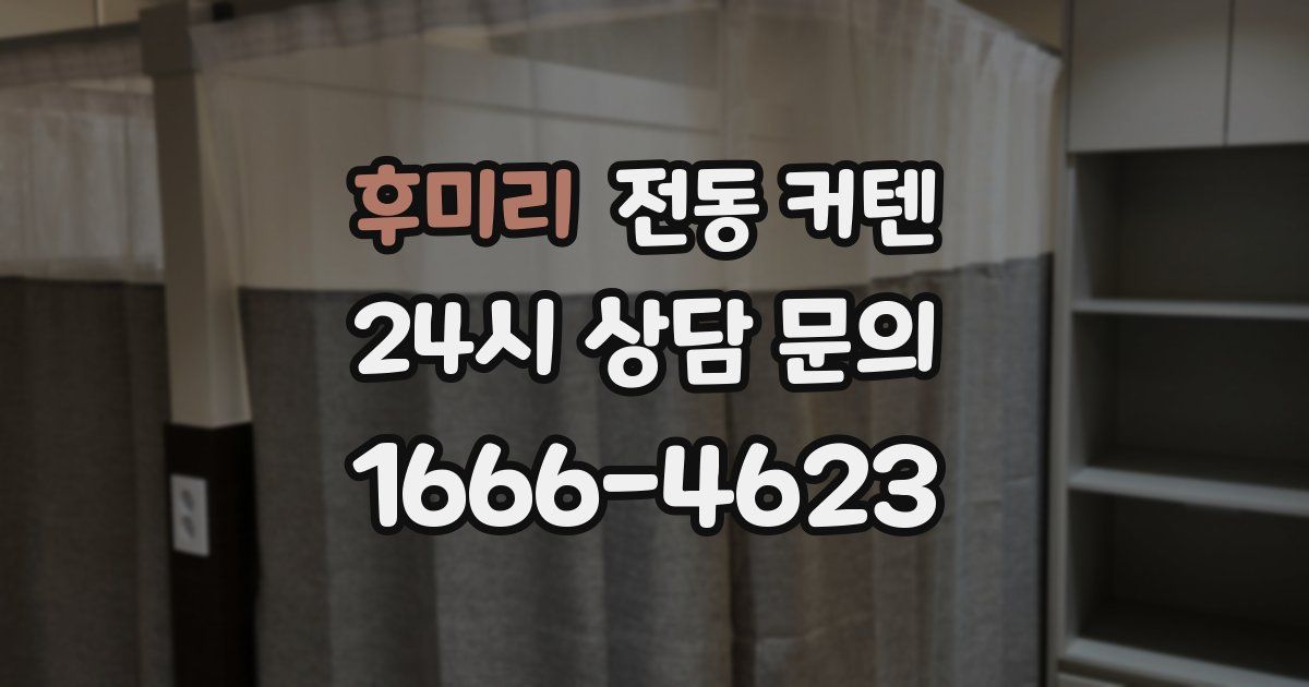 후미리 전동 커텐