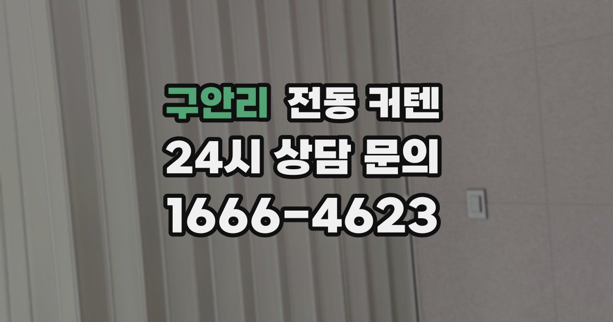 구안리 전동 커텐