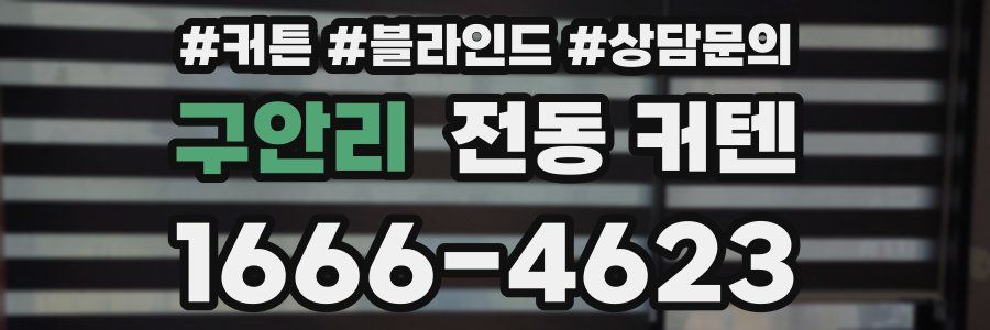 구안리 전동 커텐