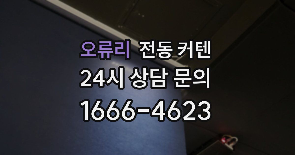 오류리 전동 커텐