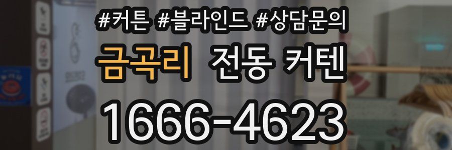 금곡리 전동 커텐