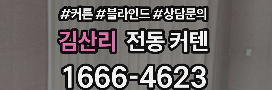 김산리 전동 커텐