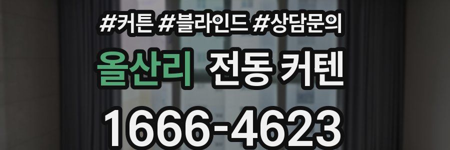 올산리 전동 커텐