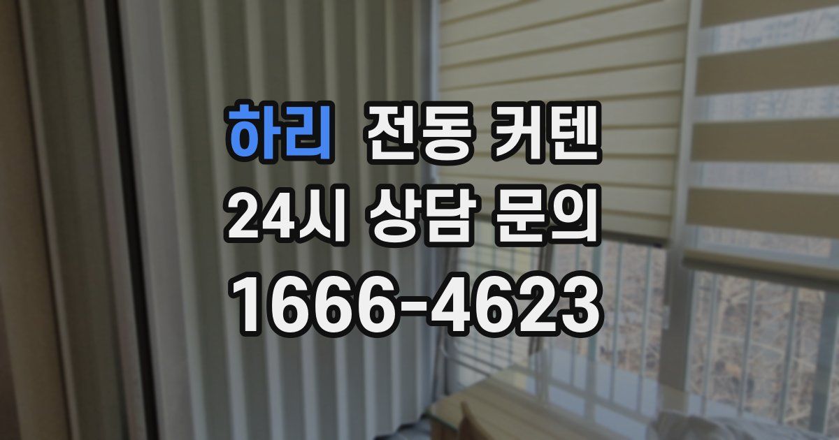 하리 전동 커텐