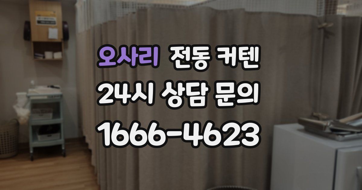 오사리 전동 커텐