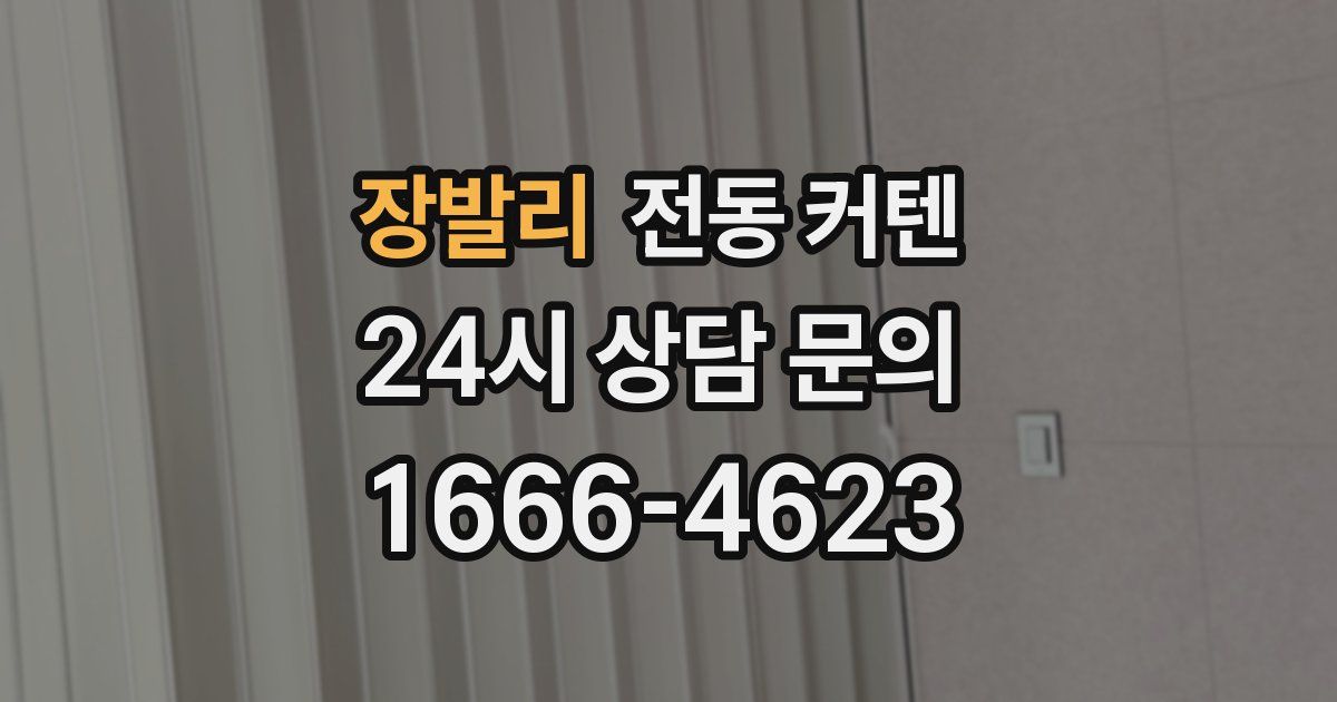 장발리 전동 커텐