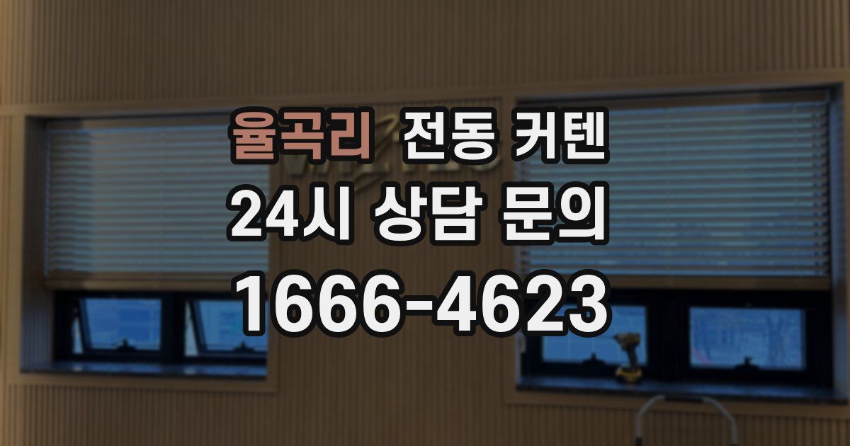 율곡리 전동 커텐