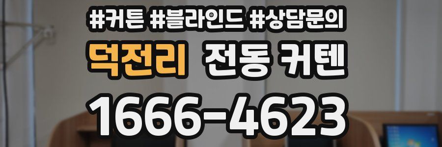 덕전리 전동 커텐