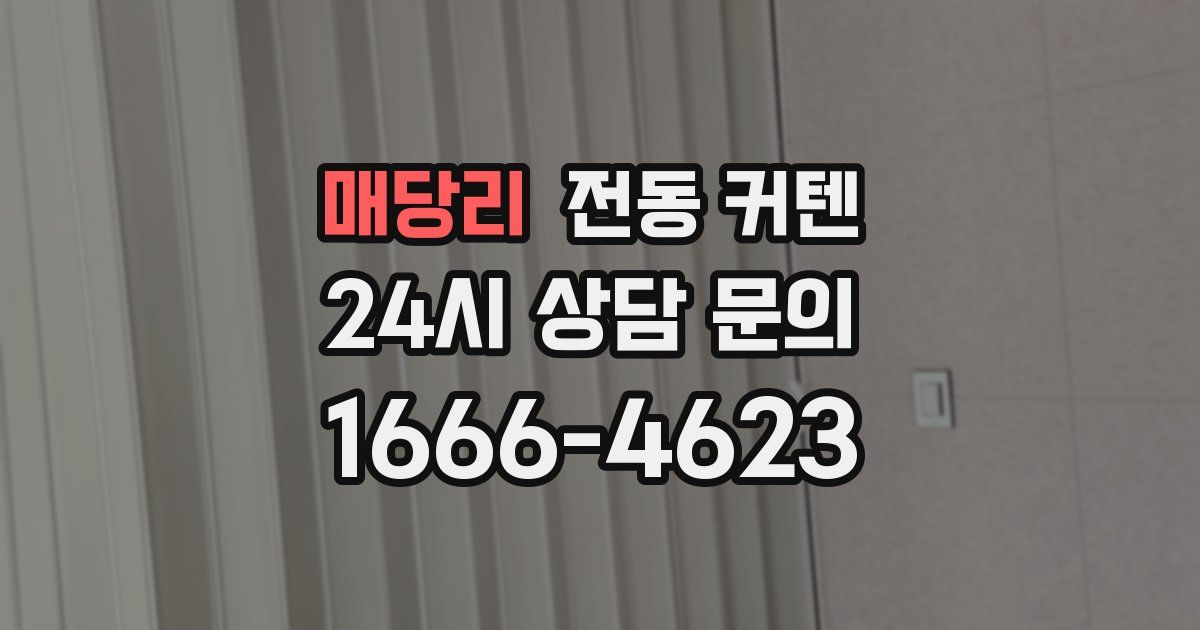 매당리 전동 커텐