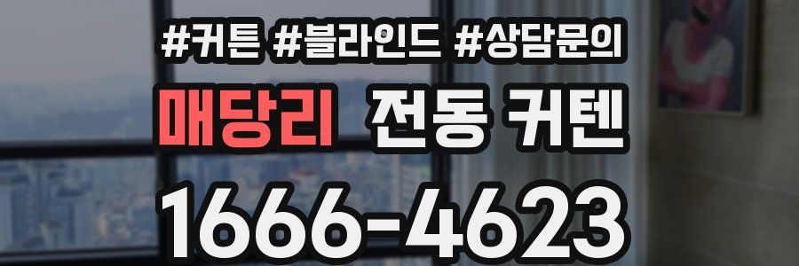 매당리 전동 커텐