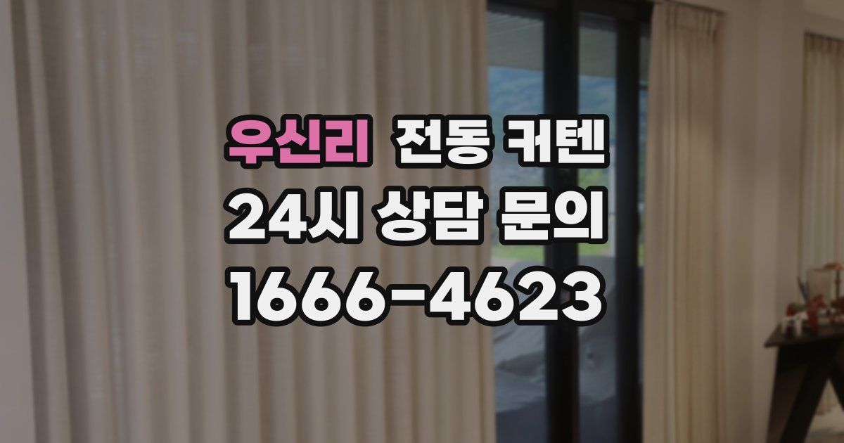 우신리 전동 커텐