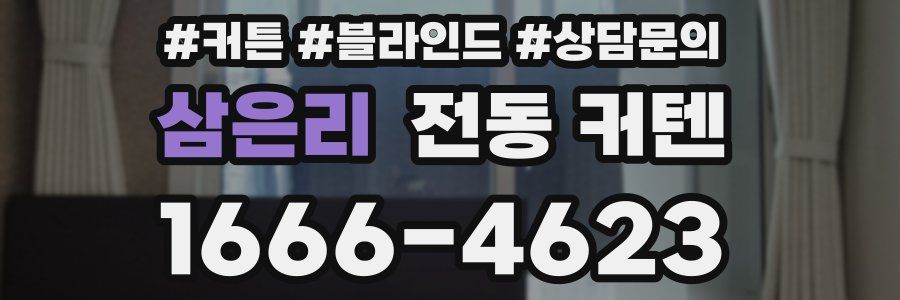 삼은리 전동 커텐
