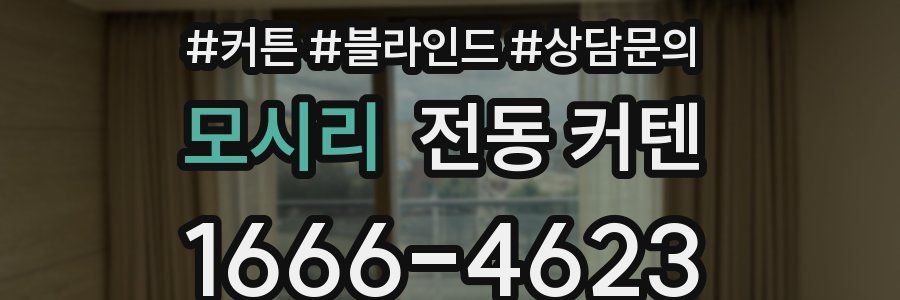 모시리 전동 커텐