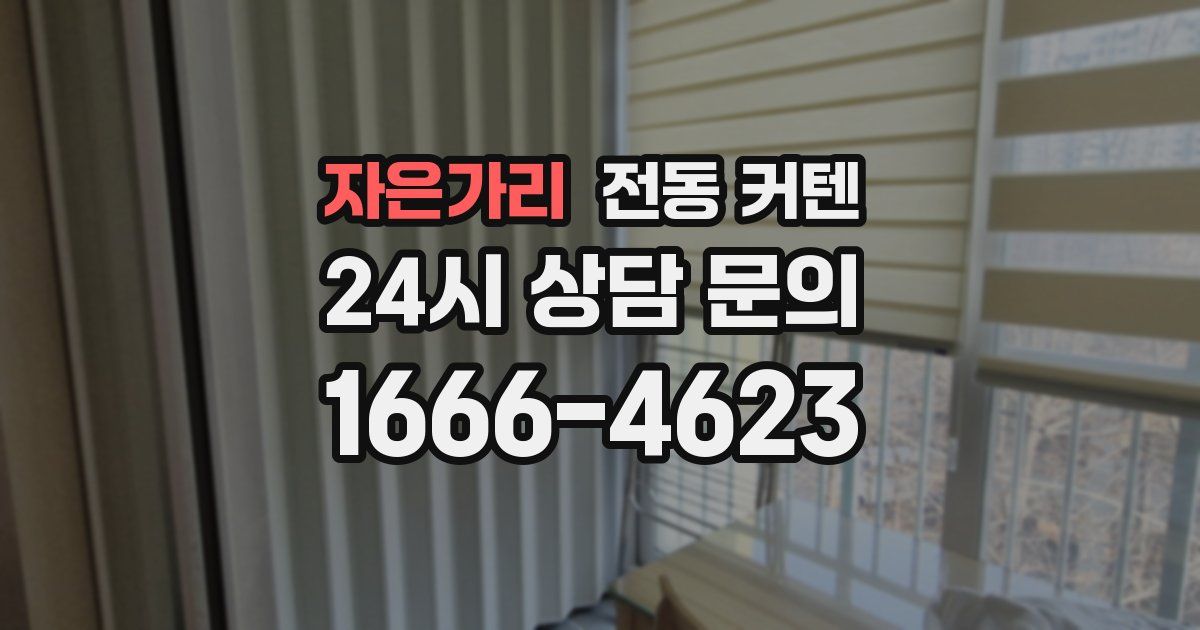 자은가리 전동 커텐