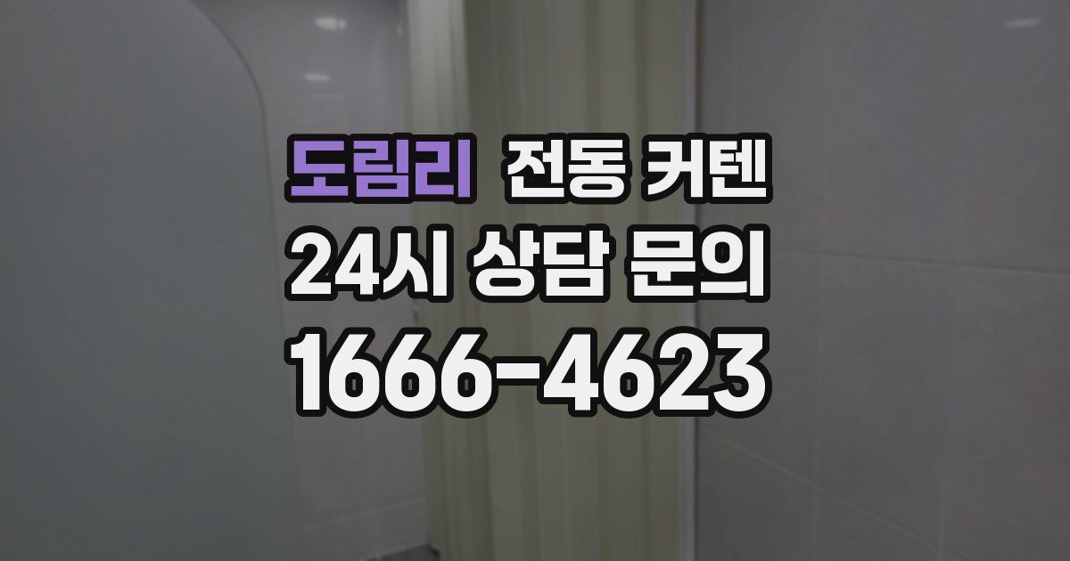 도림리 전동 커텐