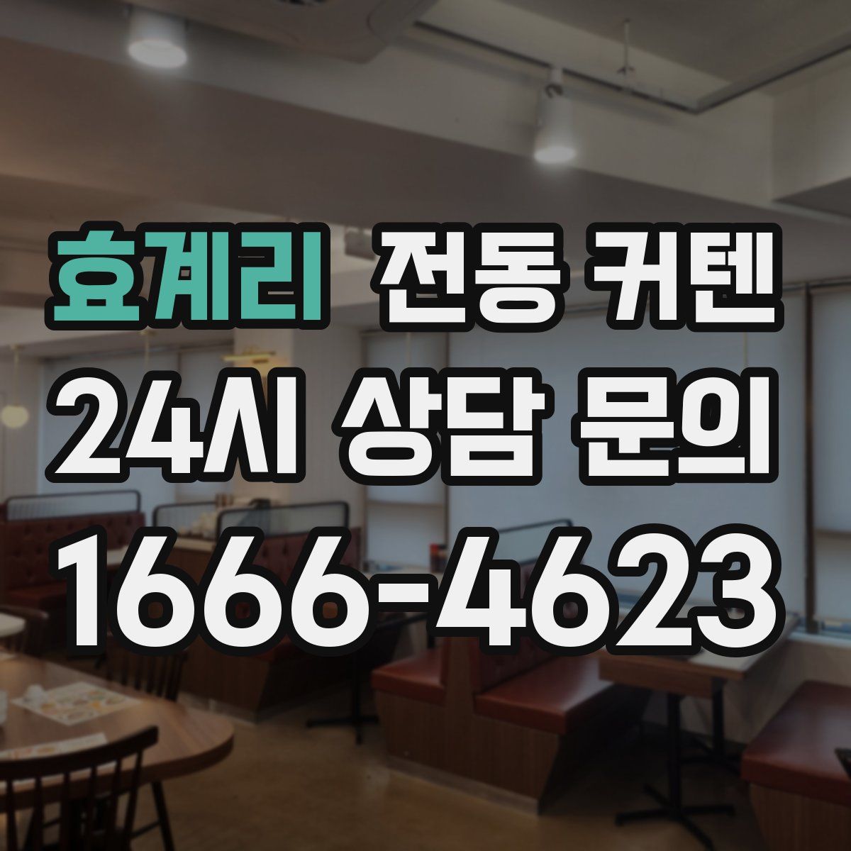 효계리 전동 커텐