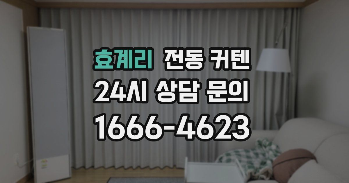 효계리 전동 커텐