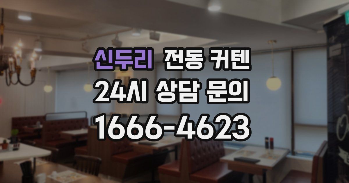신두리 전동 커텐