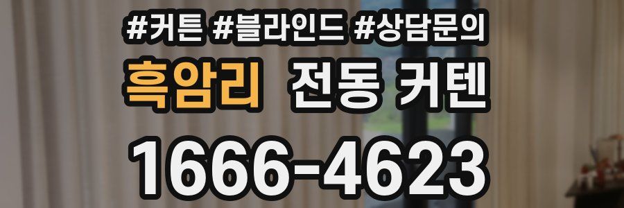 흑암리 전동 커텐