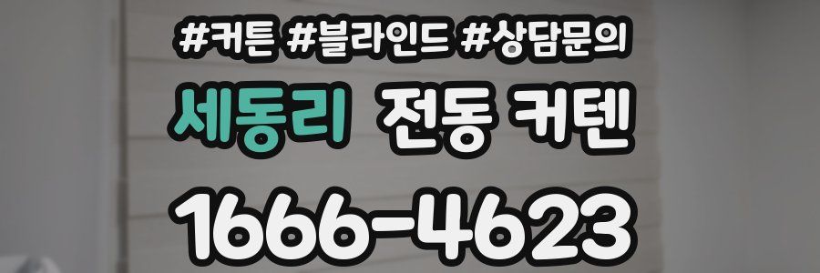 세동리 전동 커텐